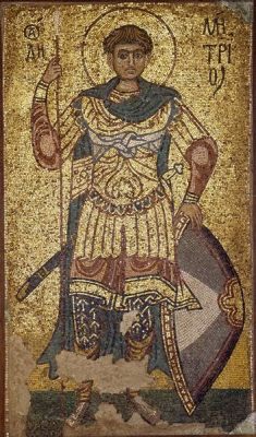 St. Demetrius Resplendent Gold Mosaics and Captivating Byzantine Imagery!