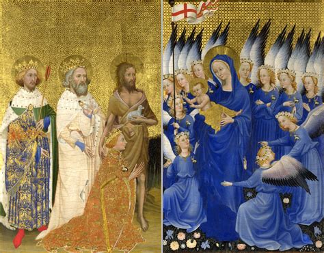 The Wilton Diptych - Ünlü Bir İngiliz Ressamın Işıltılı ve Sembolik Bir Eseri!